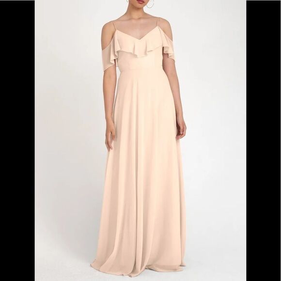 Jenny Yoo Mila nude off the shoulder gown - Picture 1 of 12
